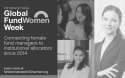 100 Women in Finance | Global FundWomen Week logo