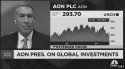 CNBC | Aon President on first-of-its-kind insurance program for Ukraine recovery logo