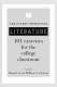 The Pocket Instructor: Literature: 101 Exercises for the College Classroom logo