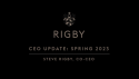 Rigby Group CEO Update logo