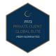 Private Client Global Elite Directory 2023 Peer-Nominated logo