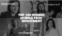 Business Post: Top 100 Women in Irish Tech - Investment logo