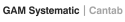 GAM Systematic | Cantab logo