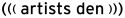 Artists Den Entertainment logo