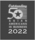 21st Anniversary of Outstanding 50 Asian Americans in Business Award logo