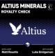 Business Breakdowns | Altius Minerals: Royalty Check logo