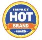 Impact "Hot Brand" Award logo